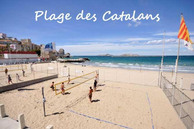 Suite Jacuzzi Privatif Plage Des Catalans 马赛 外观 照片
